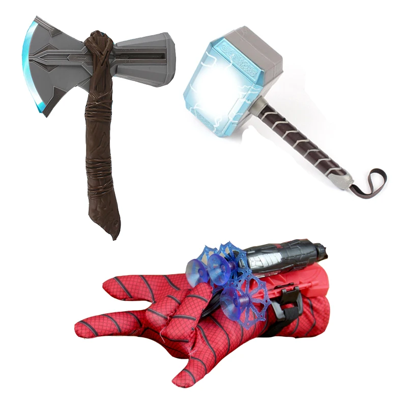 Thor's Hammer Stormbreaker Spider Glove Launcher косплей реквизит Рождественский подарок на