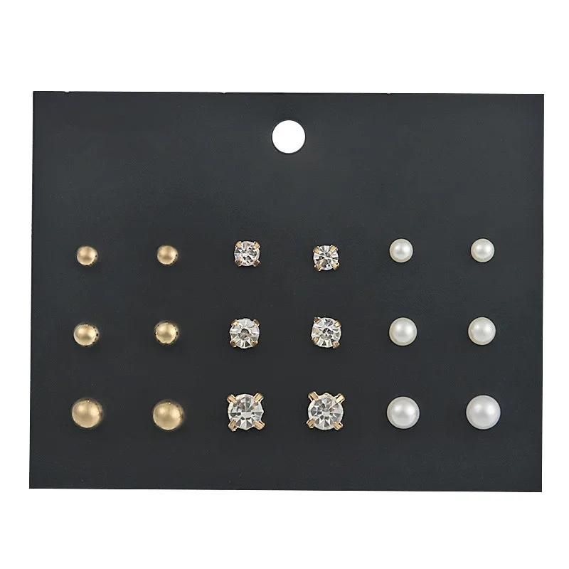 Взрывные модели Джокер набор сережек комбинация листьев циркон серьги ювелирные