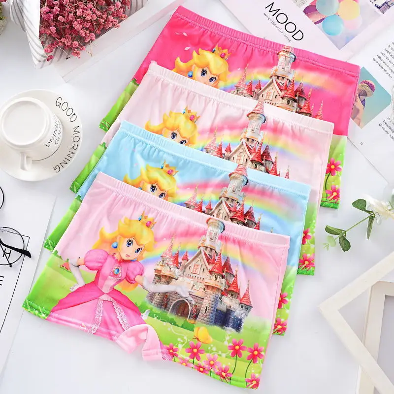 

JY Wholesale 12pcs/lots Underwears Boxers Girls Colorful Cotton Milk Silk Underpants 0-12Year mix colors 11kinds P01BS