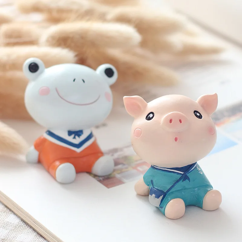 Украшение для стола в автомобиле богиня милая мультяшная кукла-животное милое