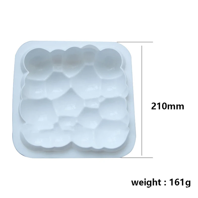 15 шт. силиконовые формы муссы с сердечками 3D шоколадные десертные для торта