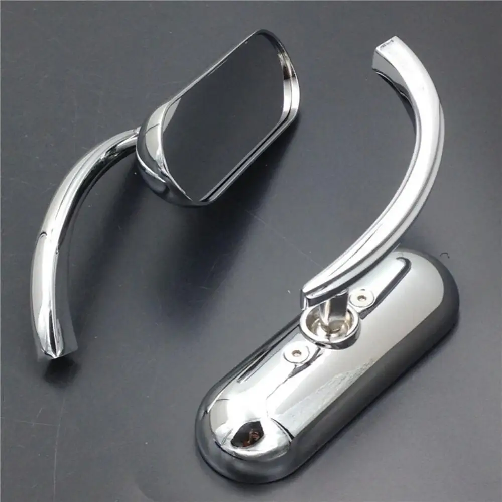 

80%HOT Universal Mini Oval Motorcycle Left Right Rearview Side Mirrors Replacement