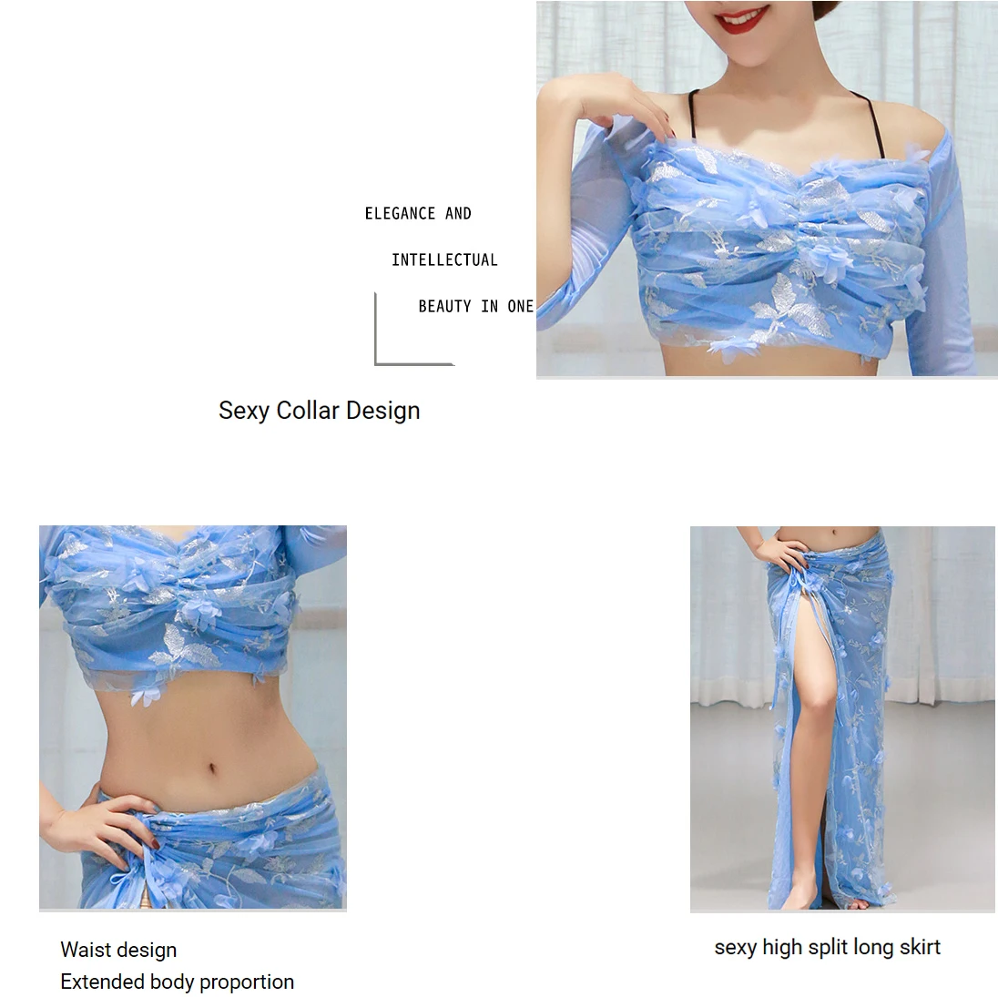 Костюм для танца живота комплект из 2 предметов | Тематическая одежда и униформа