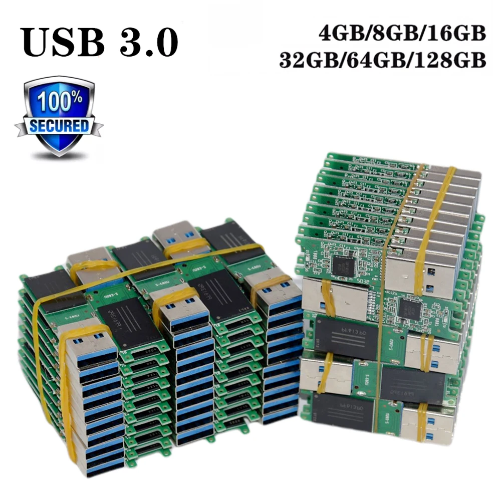 Флеш-память UDP USB 3 0 4 ГБ 8 16 32 64 128 длинный U-диск полуфабрикат универсальный чип