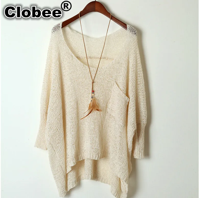 С длинным рукавом трикотажные топы Для женщин свитер и пуловер Повседневное 2020