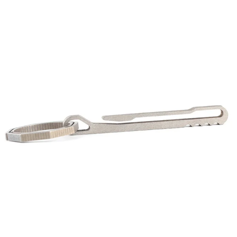 1 pcs outdoor EDC Titanium Alloy Key Chain Buckle Carabiner Camping Climbing Bottle Opener Belt Clip Ring | Спорт и развлечения