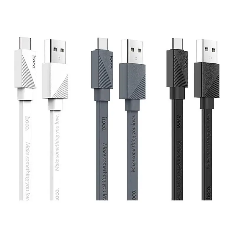 HOCO кабель Micro USB type-C 1,2 м для быстрой зарядки и синхронизации данных, зарядный кабель для samsung S6 S7 Tablet Android, зарядка для мобильных телефонов