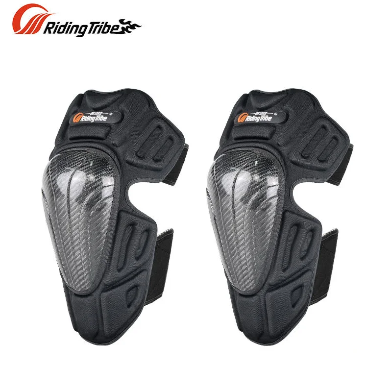 PRO углеродное волокно мотоциклетные наколенники для мотокросса внедорожные