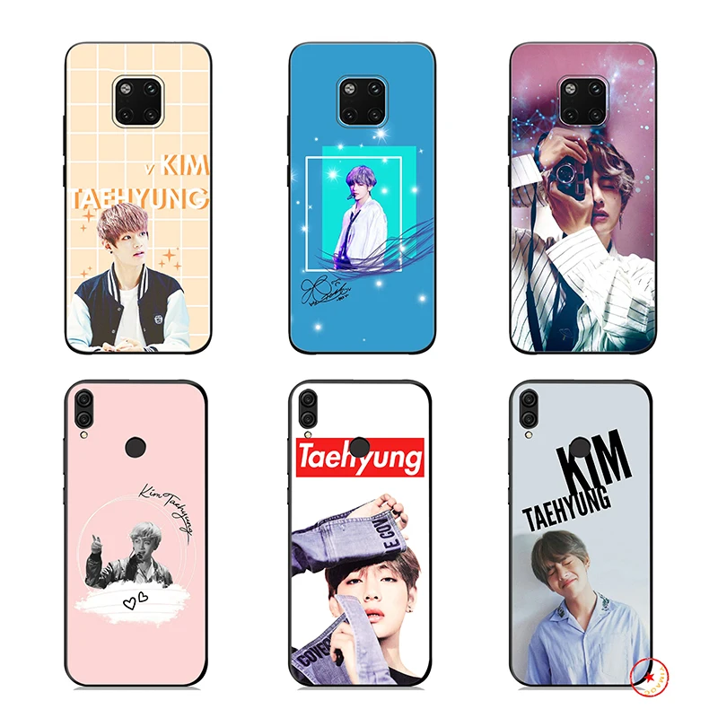 Мягкий силиконовый чехол V Kim Tae Hyung K Pop для huawei Honor 10 9X9 8 8X Lite 7X 7C 7A 6A Note |