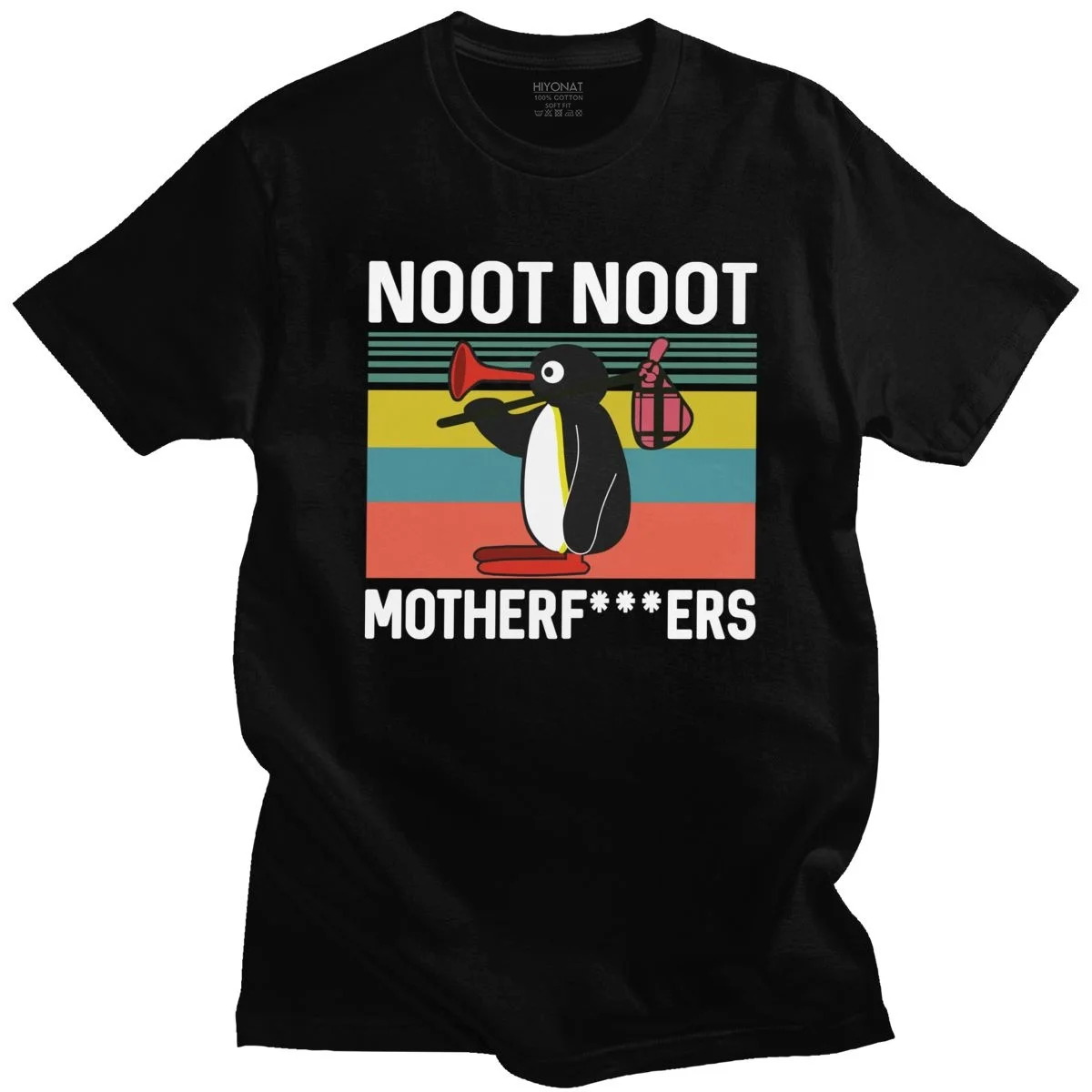 

Humor Noot Motherfu *** s футболки мужские футболки Pingu Penguin Meme Топы забавная мультяшная футболка подарок на день рождения одежда подарок