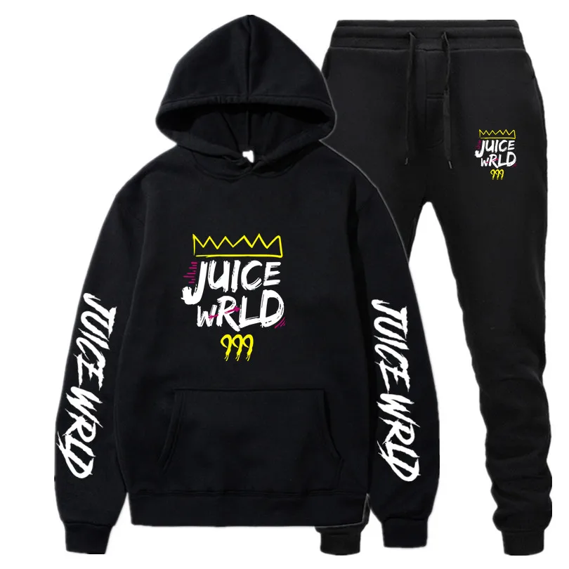 

Chándal con capucha para hombre, conjunto de piezas, Sudadera con capucha, pantalones, Jersey, ropa deportiva, trajes deportivos