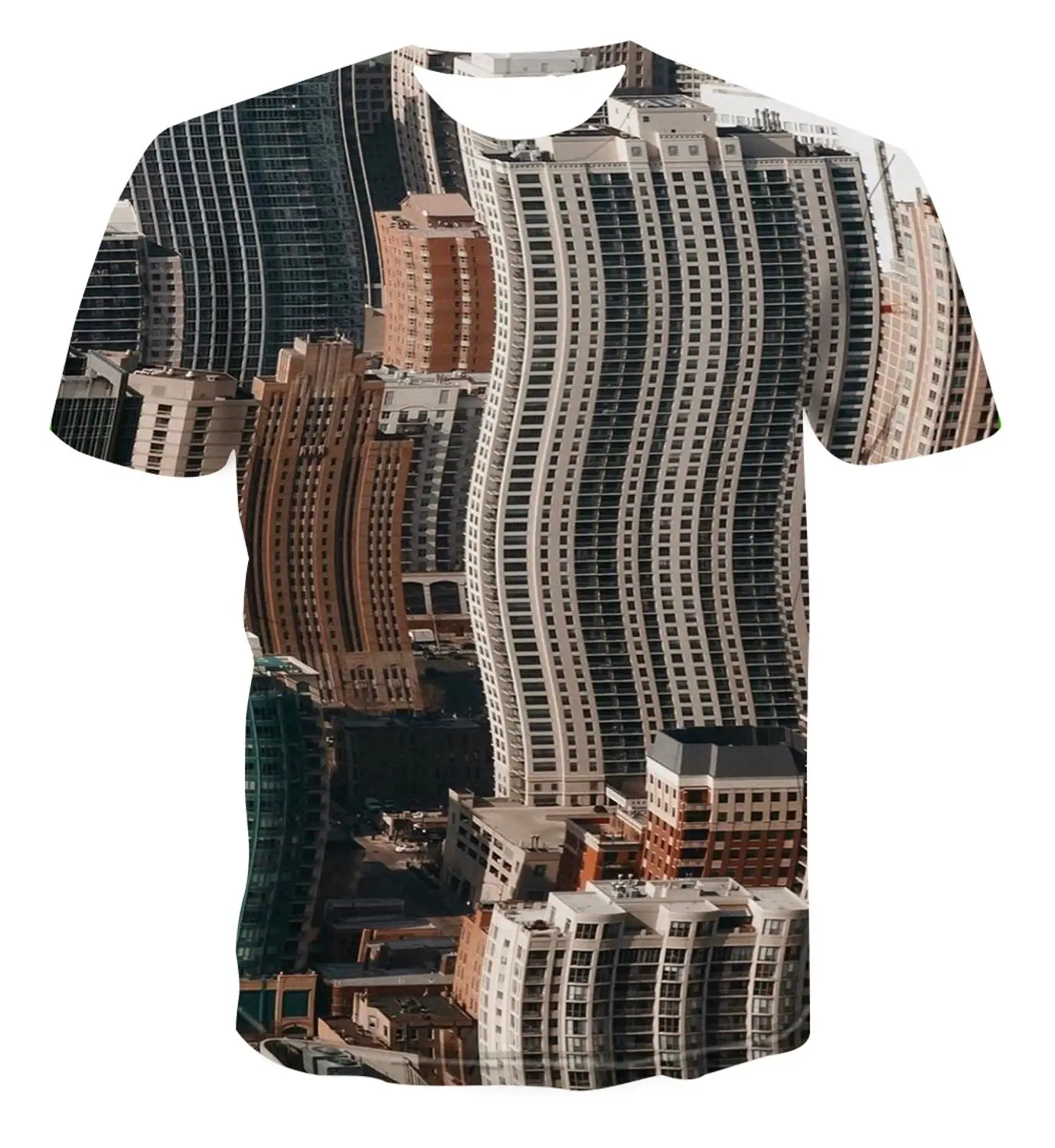 Топ Мужская футболка новая 3D Футболка мужская и женская уличная Универсальная с