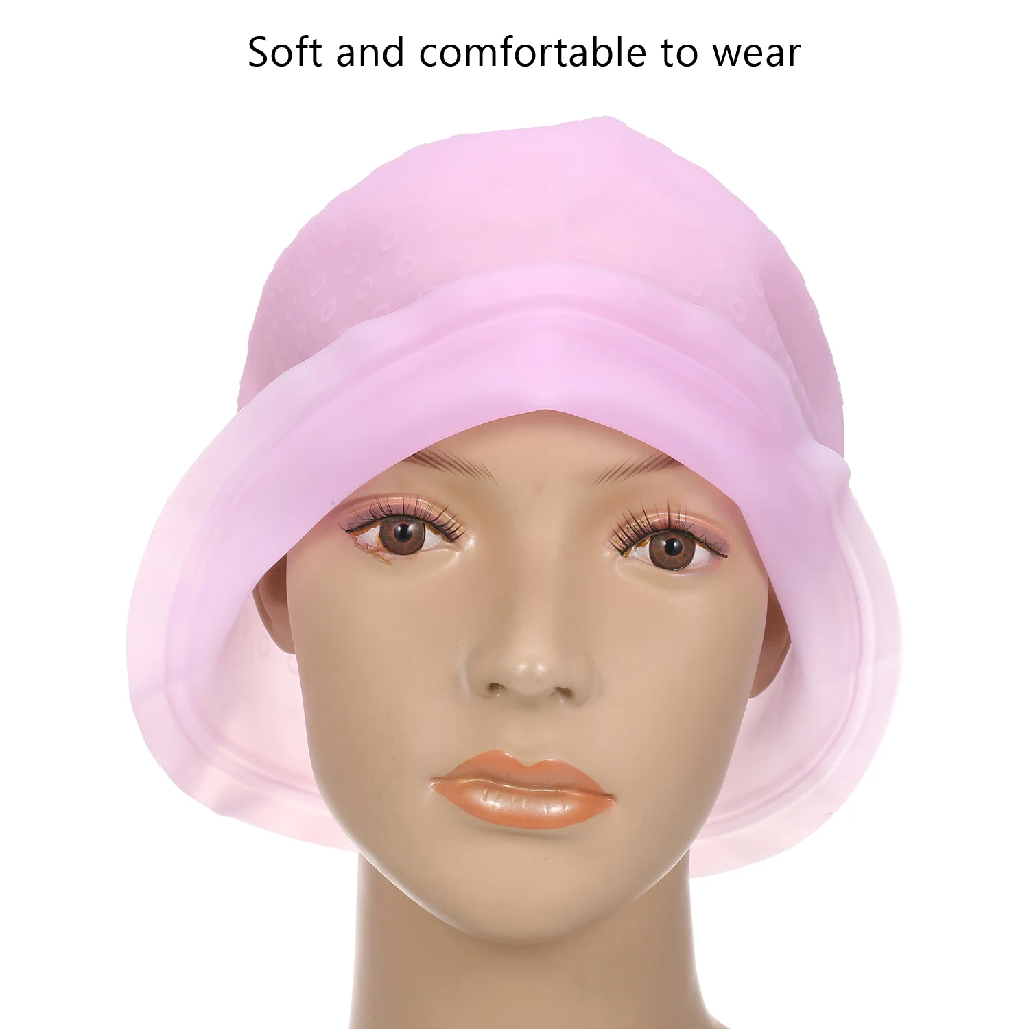 Многоразовая шапочка для волос силиконовая выделения окрашивания с крючком