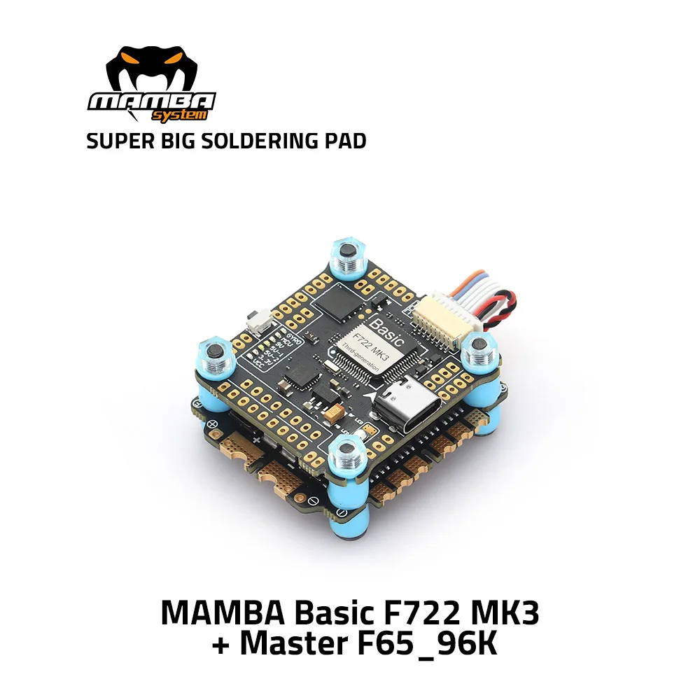 Diatone MAMBA MASTER F722 MK3 65A 6S 32Bit 96K Stack 30 5mm/M3 Flight Controller с ESC 32bit|Детали и аксессуары| |