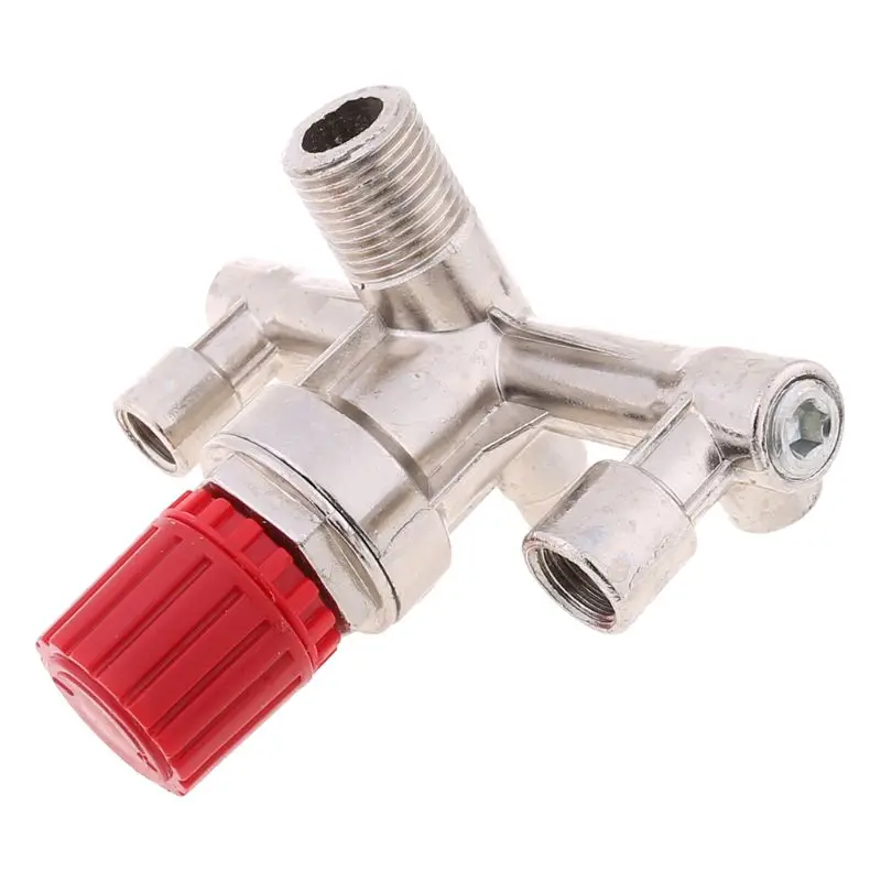 

Double Outlet Tube Alloy Air Compressor Switch Pressure Regulator Valve Fitting