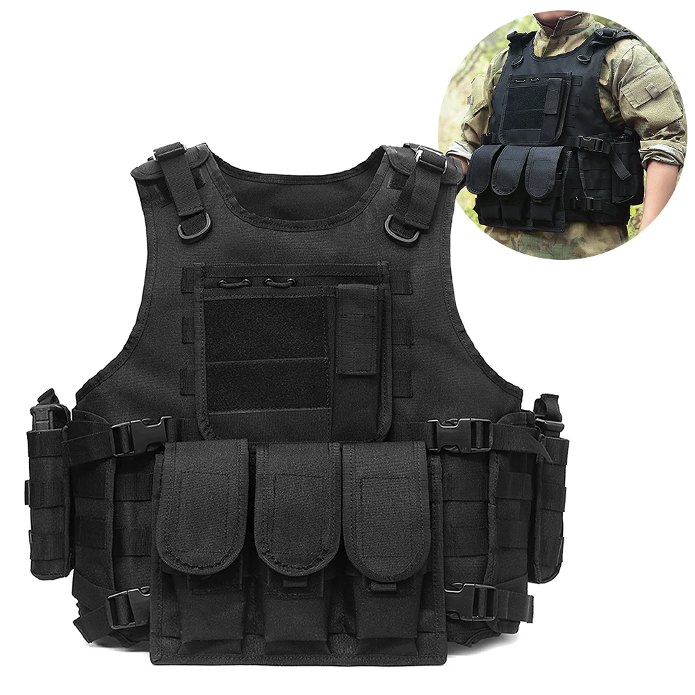 Военный Тактический Жилет Molle боевой штурмовой жилет тактический CS для активного
