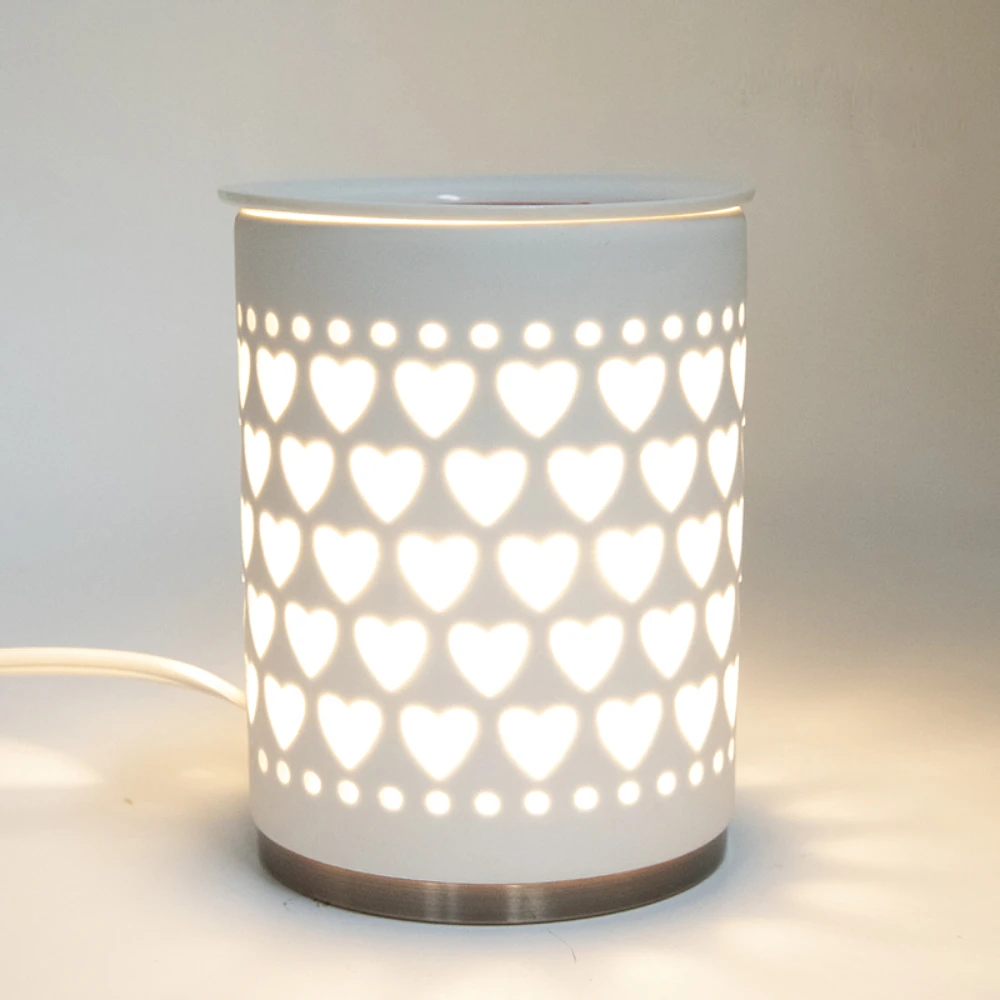 

Electric Wax Warmer and Scent Diffuser, Ceramic Fragrance Wax Melts Warmer, Air Freshener for Home Office Bedroom
