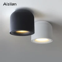 aisilan surface mounted led downlight cob spot light for living room bedroom kitchen bathroom corridor ac 90v 260v
