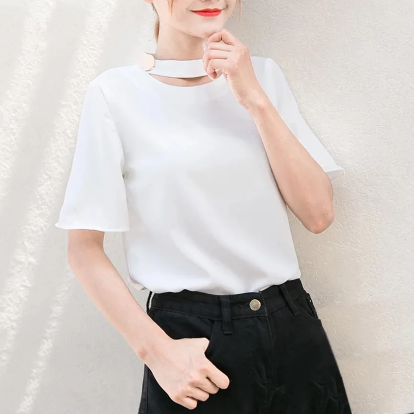 

Women Shirt Fashion T-ShirtT Shirt multi Tees short sleeve