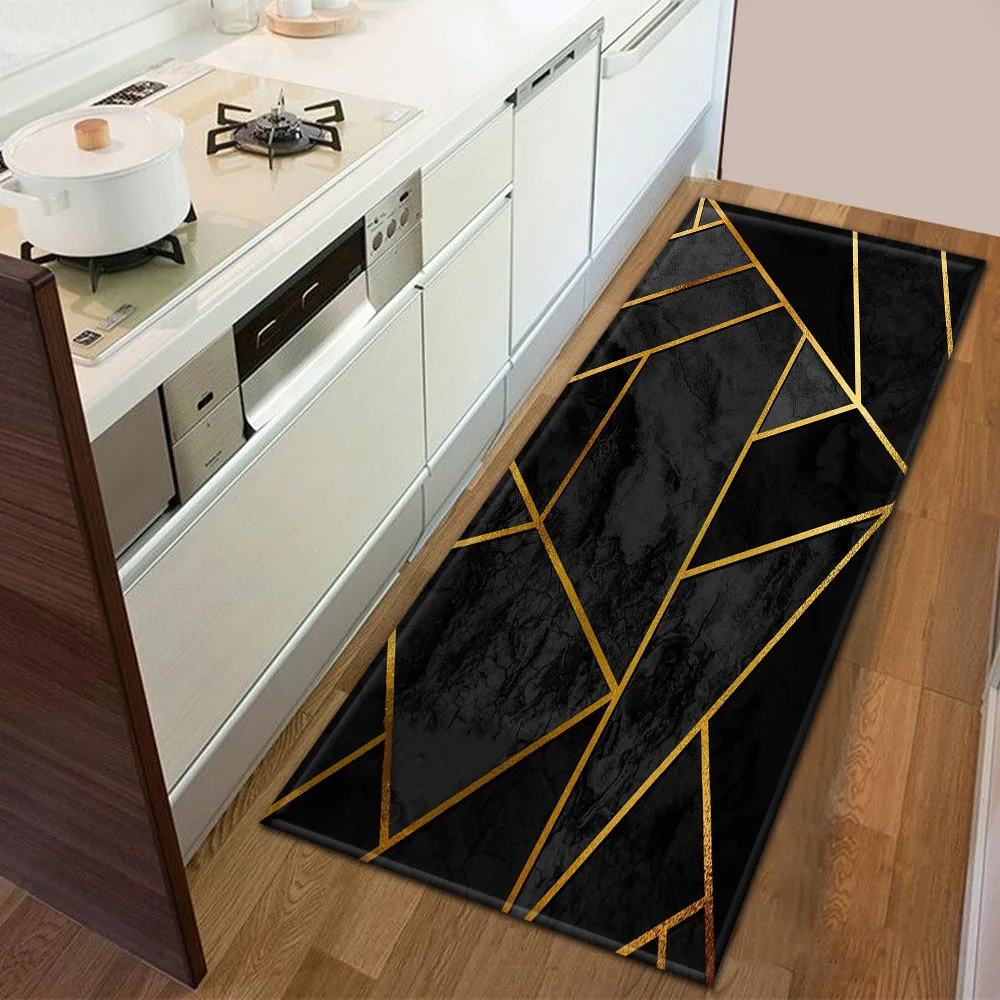 

Entrance Doormat Nordic Kitchen Mat Home Decor Bedroom Carpet Bath Anti-Slip Floor Hallway Balcony Plant Pattern Living Room Rug