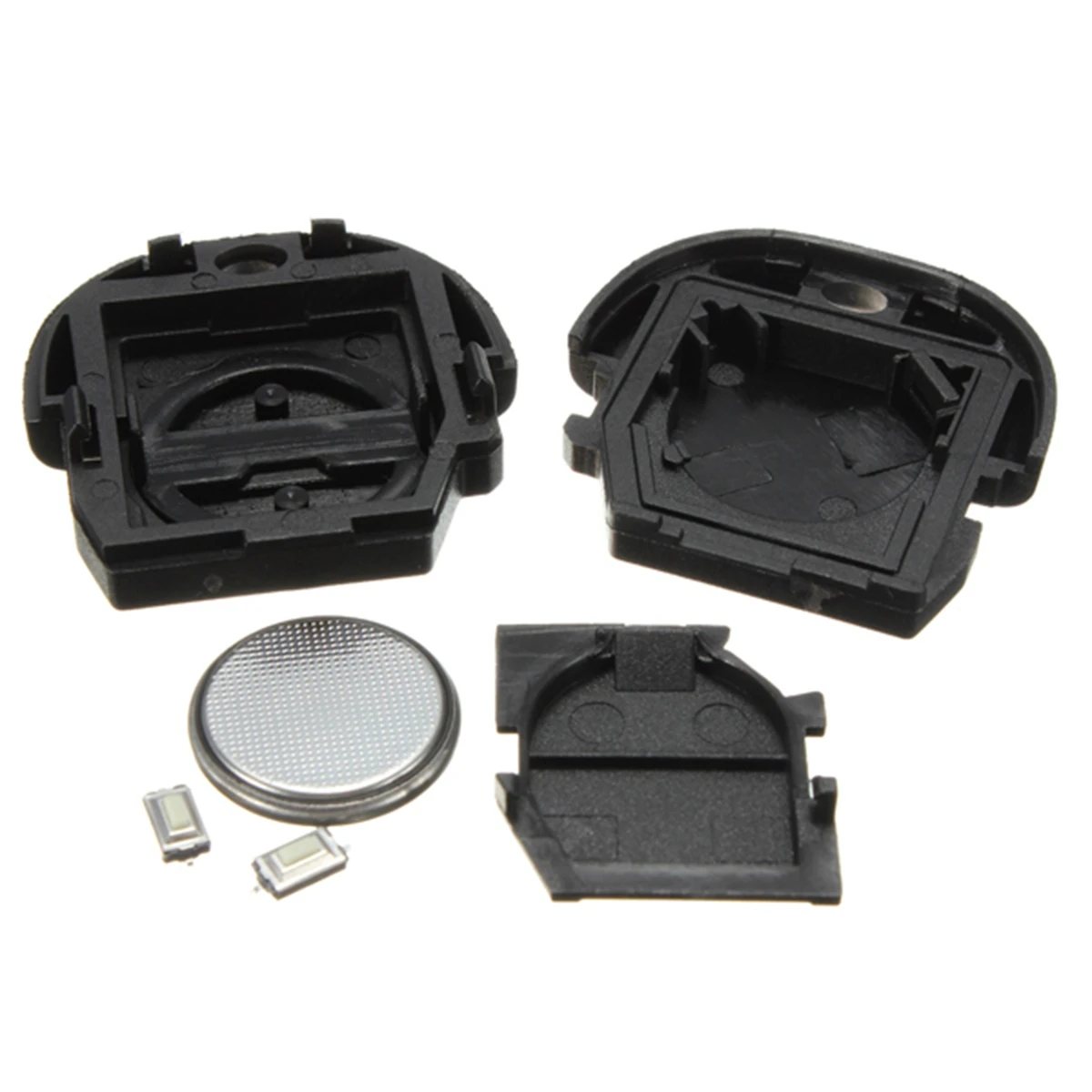 ABS долговечный черный Ремонтный комплект корпус для дистанционного ключа 2