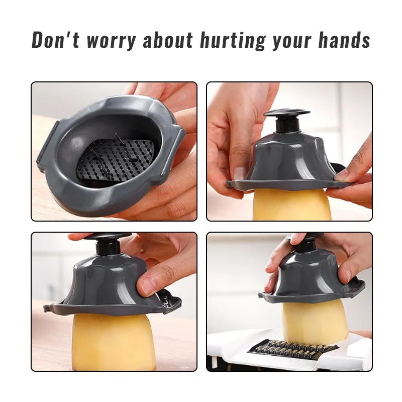 magic multifunctional rotating vegetable cutter with drain basket kitchen veggie fruit crusher grater slicer kitchen gadget free global shipping