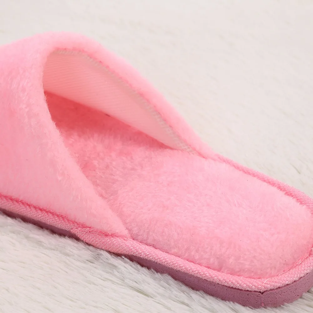 Тапки женские/мужские домашние плюшевые Нескользящие теплые мягкие для пола и