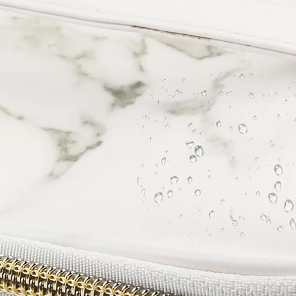

3pcs Fashion Large Portable Cute Zipper Pencil Case Pen Box Bags Marble Makeup Cosmetic Brush Storage Supplies