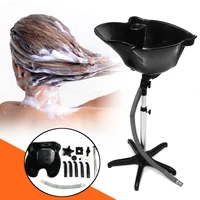 height adjustable shampoo basin sink portable salon hair basin barber backwash hair washing salon treatment barber accessories
