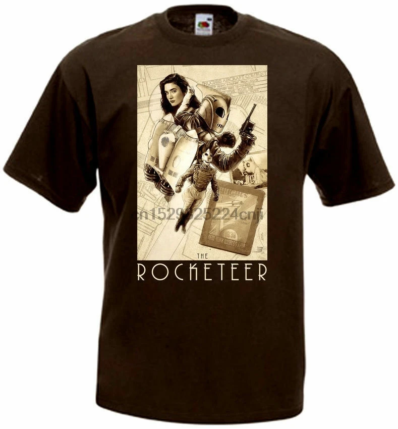 Футболка ROCKETEER ver 3 плакат с шоколадным фильмом все размеры S...5XL |