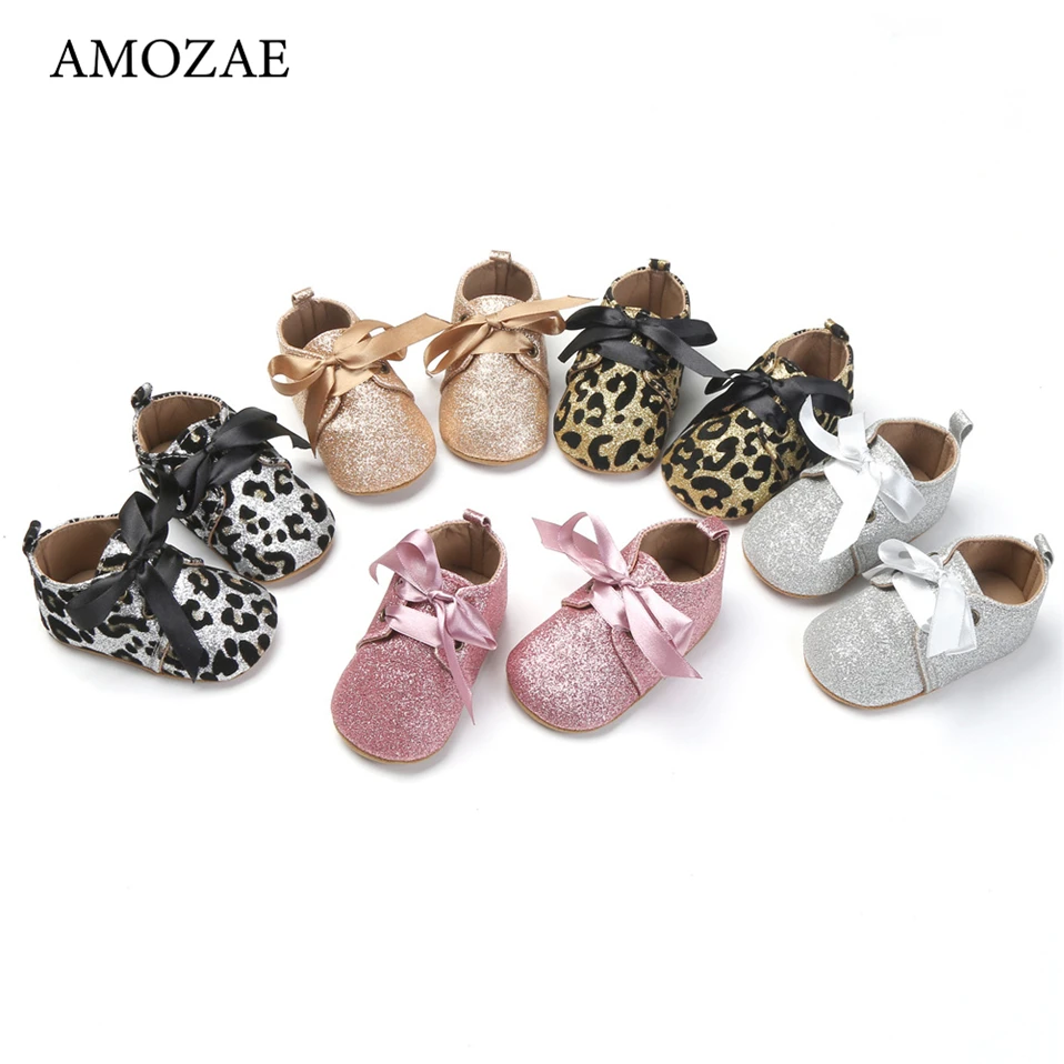 

Baby Shoes Shiny Toddler Spring Autumn Baby Sequins Toddler Shoes Non-slip Girls Princess Shoes First Walker Bebe Leather Shoes