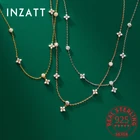 Ожерелье женское из серебра 925 пробы с фианитами