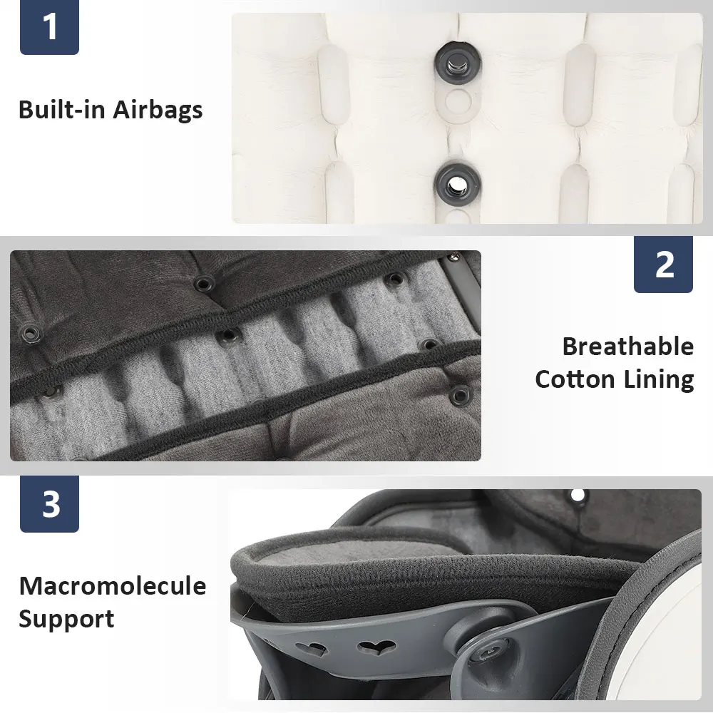 Устройство для вытяжки шеи с помощью воздушного насоса регулируемое Надувное