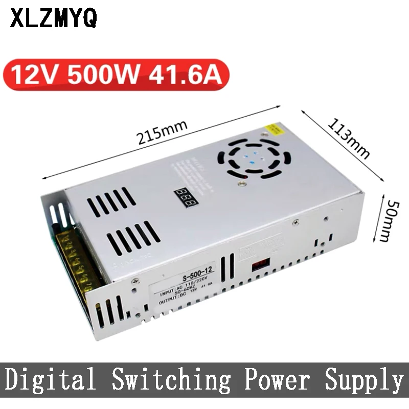 Регулируемый импульсный источник питания с цифровым дисплеем 300 Вт 360 400 500 600 110 В