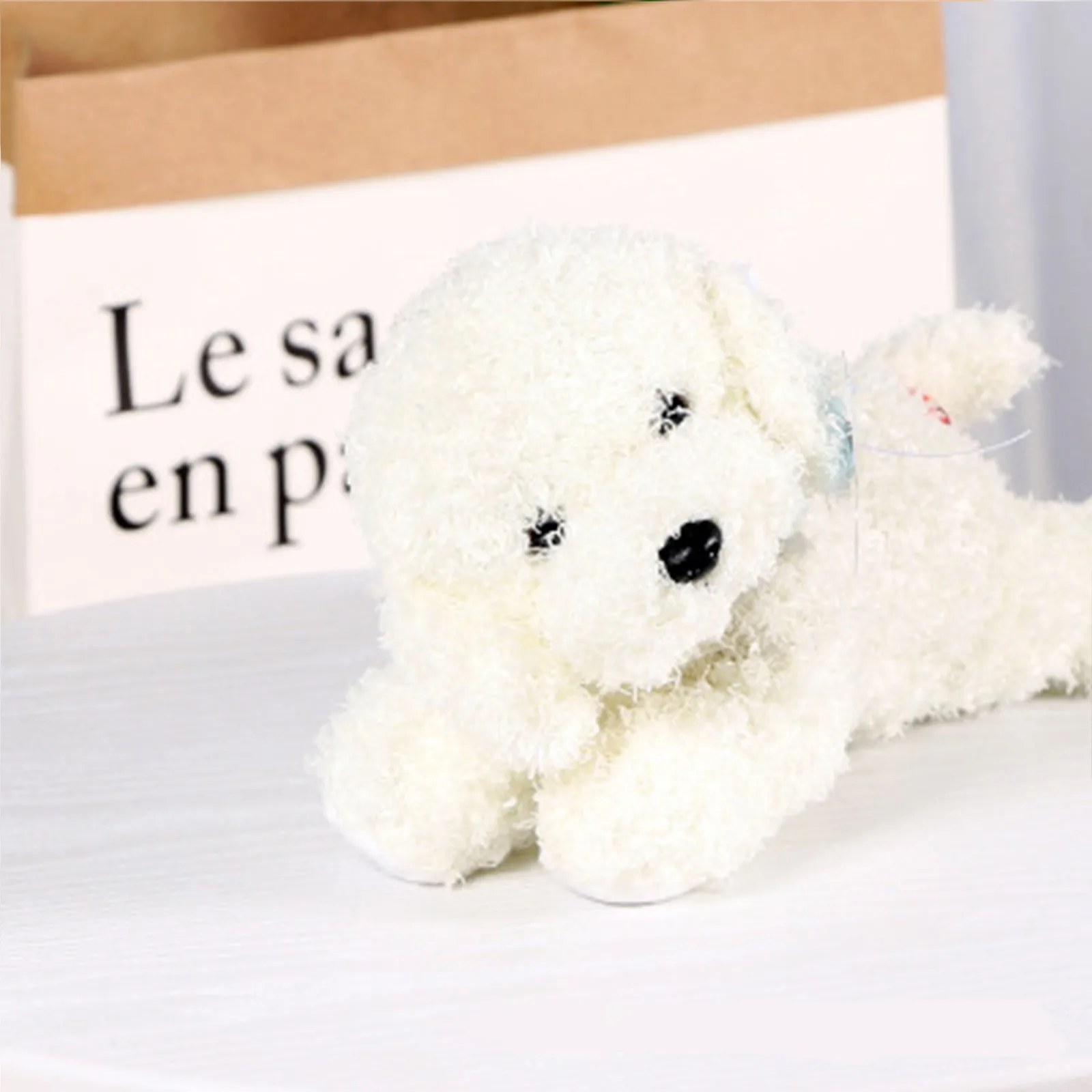 Плюшевая плюшевая собака кукла милая имитация Мягкое Животное щенок игрушки