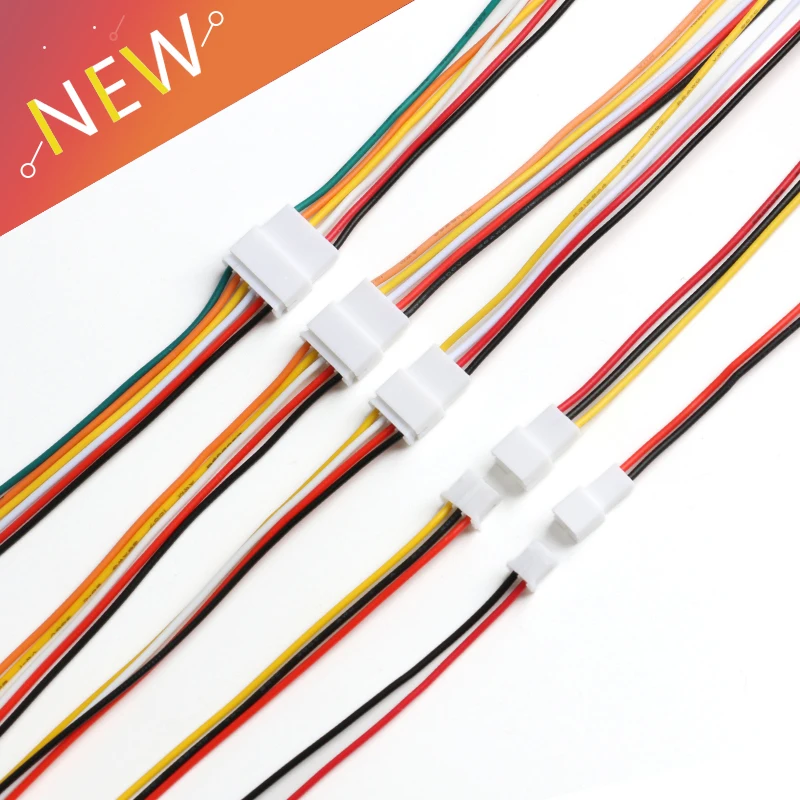 

10 пар Mini Micro JST PH 2,0 2P 3P 4P 5P 6PIN штекер-мама с проволочными кабелями 200 мм