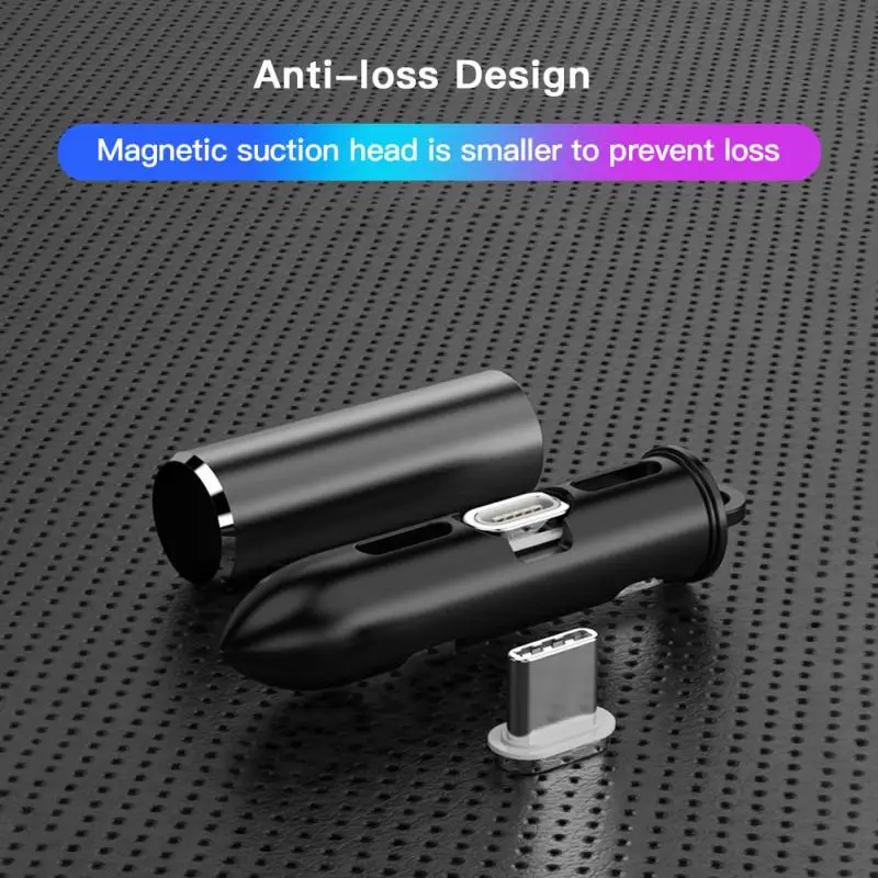 Магнитный штекер для кабеля Type-C Micro USB C 8 Pin магнитный телефона магнитные штекеры 3