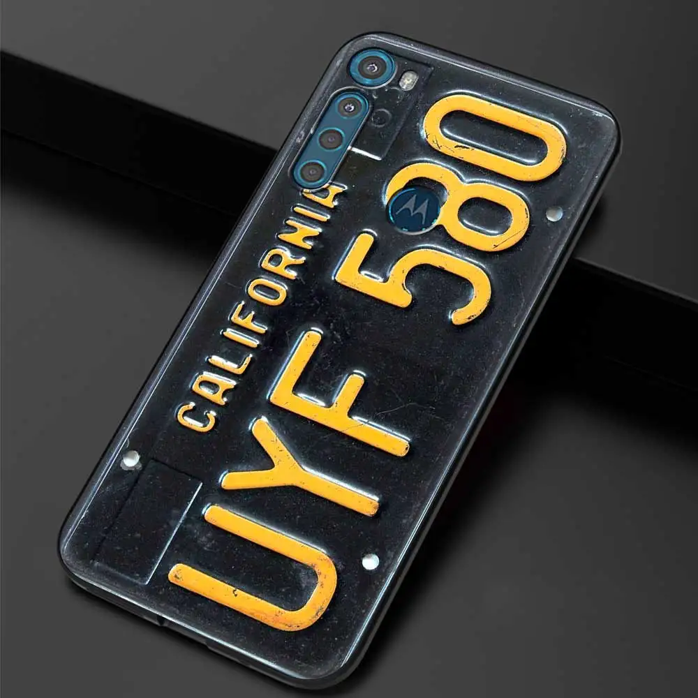 retro funny license plate number phone case for moto g9 g8 play plus g60 g50 g40 g30 fusion g20 g10 power one fusion g8 power free global shipping