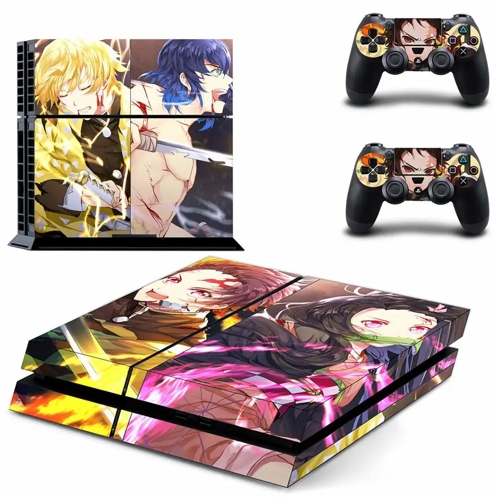 Demon Slayer: Kimetsu no Yaiba PS4 кожа PS 4 виниловая наклейка Play station sticker s для консоли playstation и 2
