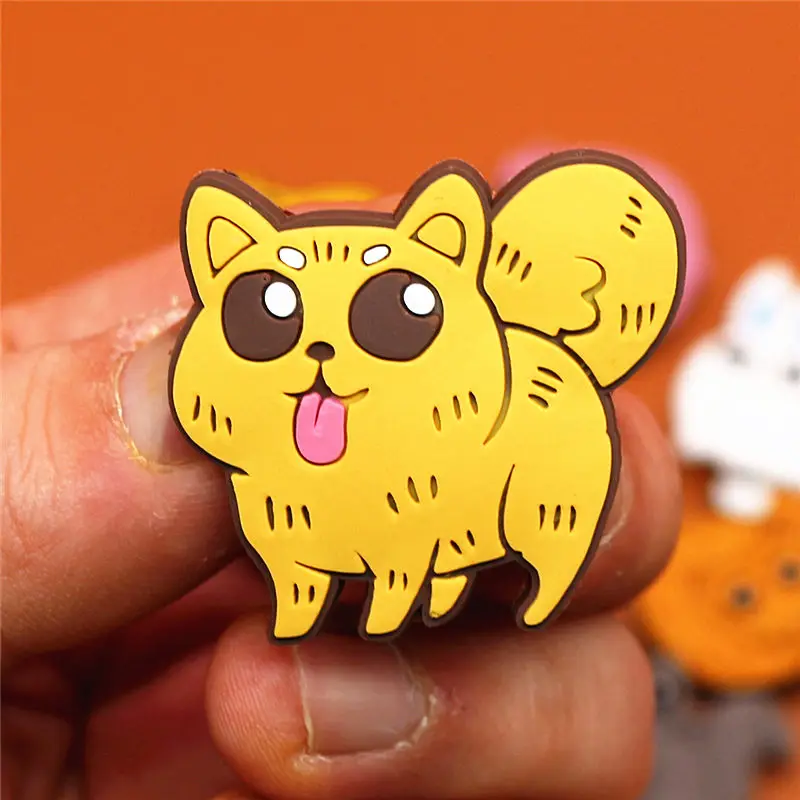 1pcs PVC Shoe Charms Shoes Accessories Cute Animals Croc Shoe Buckle Decoration Shoe Ormaments fit JIBZ Party Kid's Gifts U63