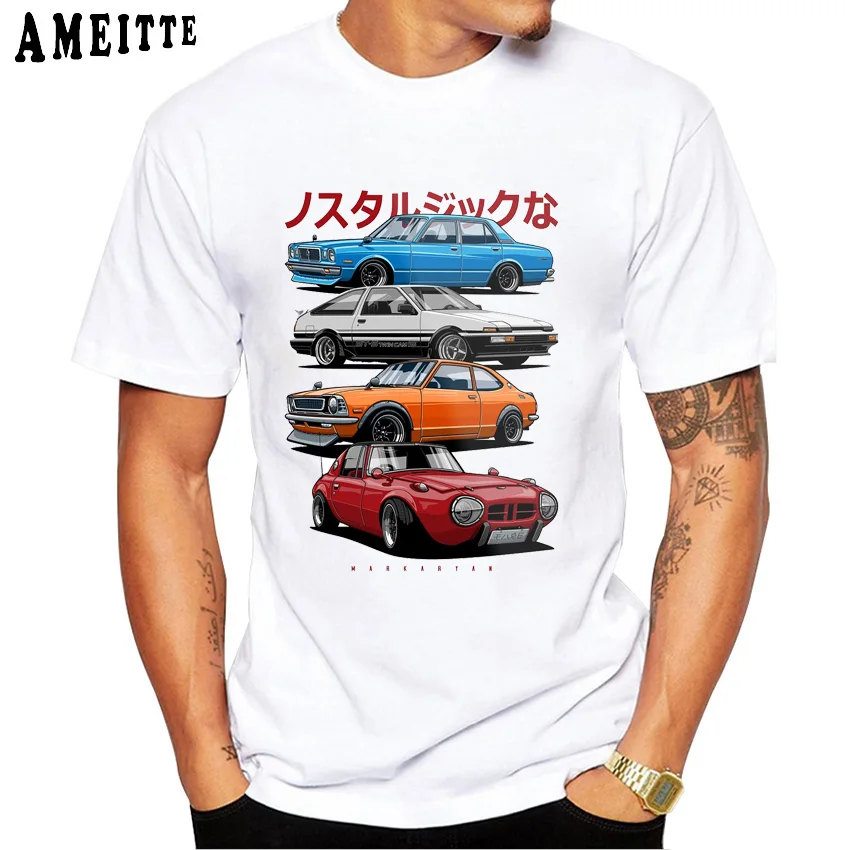 Новая летняя мужская футболка JDM Mix Civic CRX Integra Legend Car принт повседневные топы для