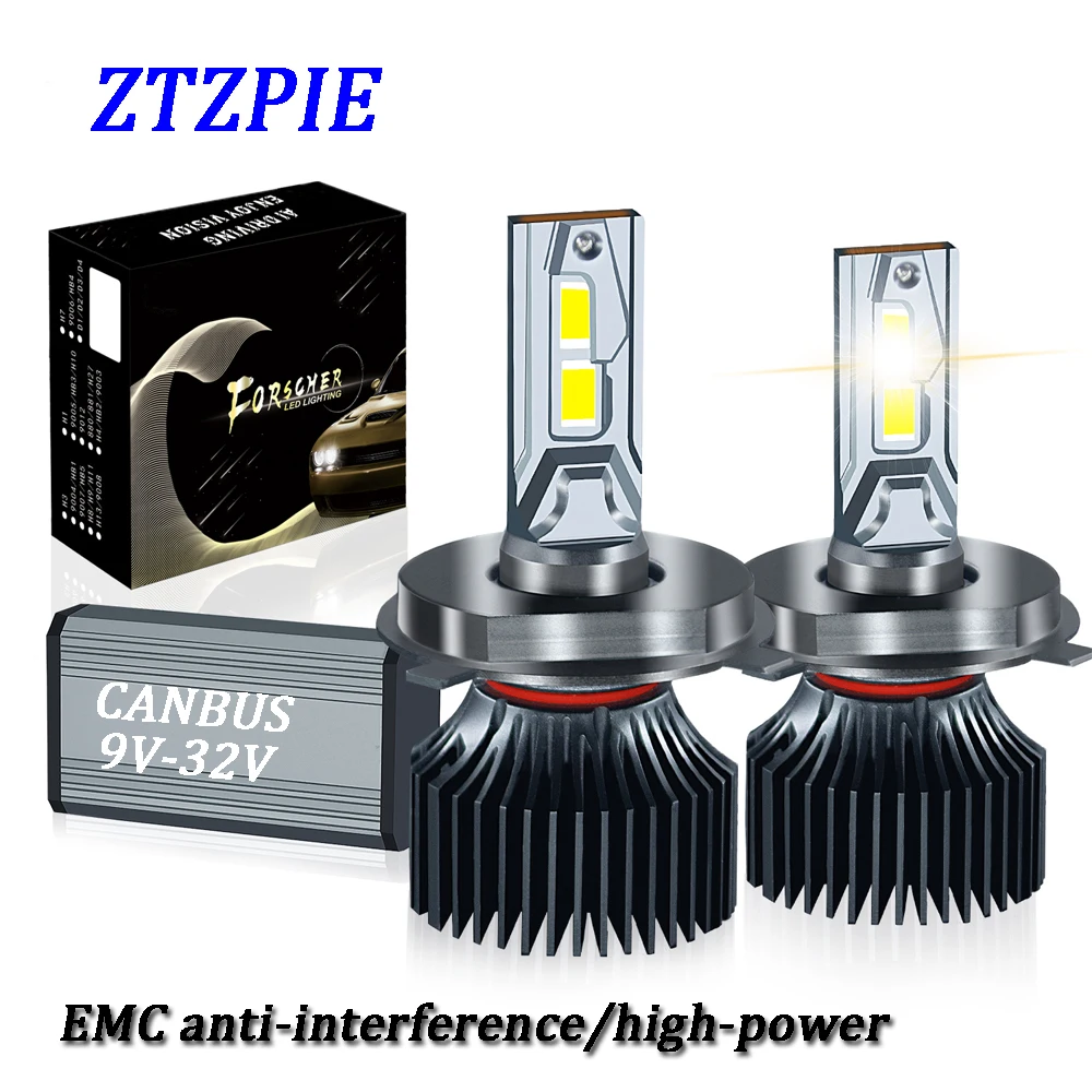 

ZTZPIE 9V-32V 6000K 30000LM 9005 HB3 H1 H4 CANBUS Led Headlight H7 H11 9006 HB4 CSP CHIP Super Bright Car Fog Light Bulbs 110W
