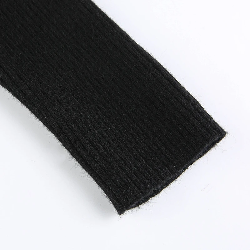 

2020 autumn winter Elegant Dress Sweater Women High Collar Easy Sexy Chic Solid Soft high quality slim Knit