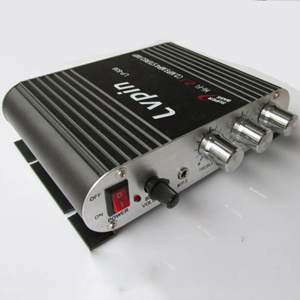 Усилитель мощности Lepy LP-838 Hi-Fi 2 1 MP3 радио аудио стерео бас динамик усилитель плеер