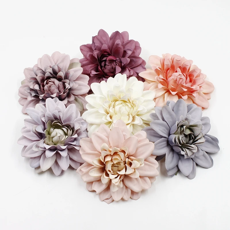 Новый искусственный цветок шелковая Маргаритка Далии для дома свадьбы