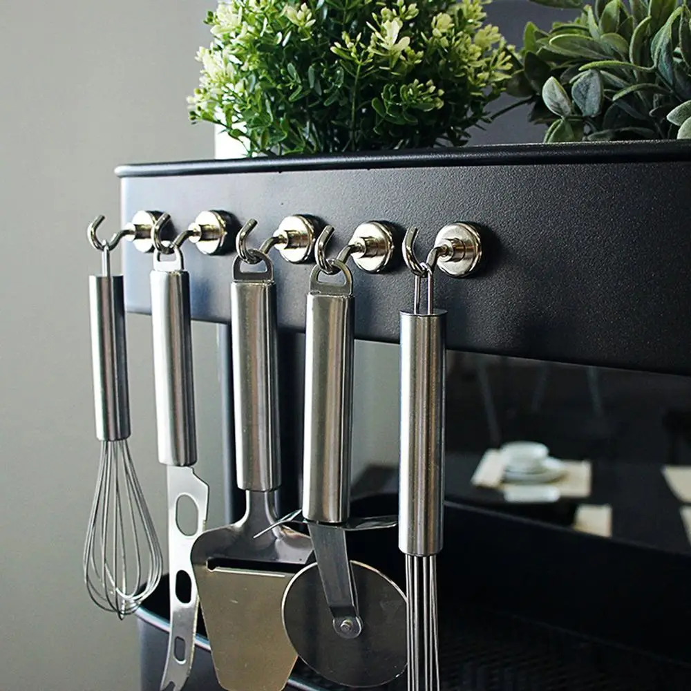 

6 шт., магнитные крючки для ключей