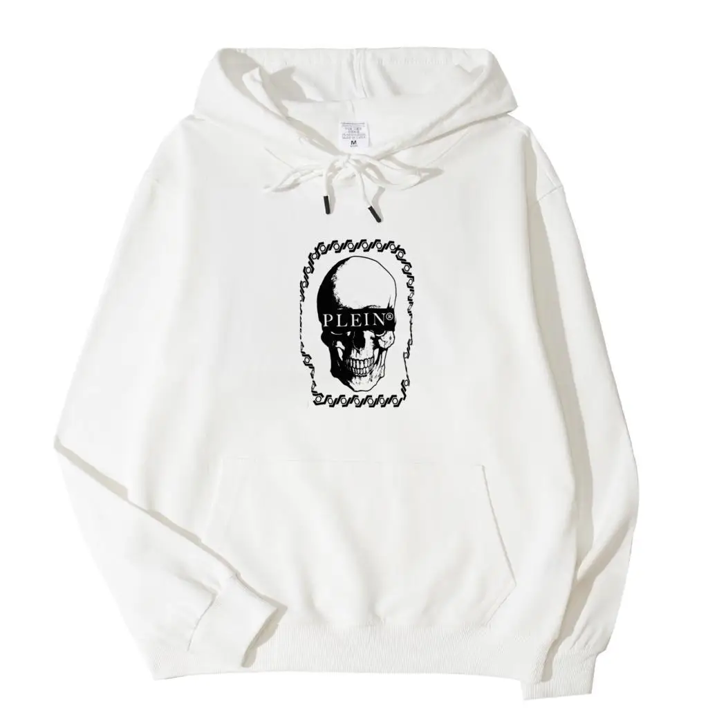 

philipp-plein Hoodies Men's Hoodies Spring Autumn Male female Paired Couples Casual Hoodies Sweatshirts Lovers'Hoodies Tops N01