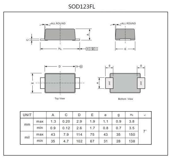 Диод Зенера SOD123 1206 0 5 W 500MW 9V1 9 1 V MMSZ5239B MMSZ5239 LMSZ5239BT1G MMSZ9V1T1G MMSZ9V1T1 бесплатная