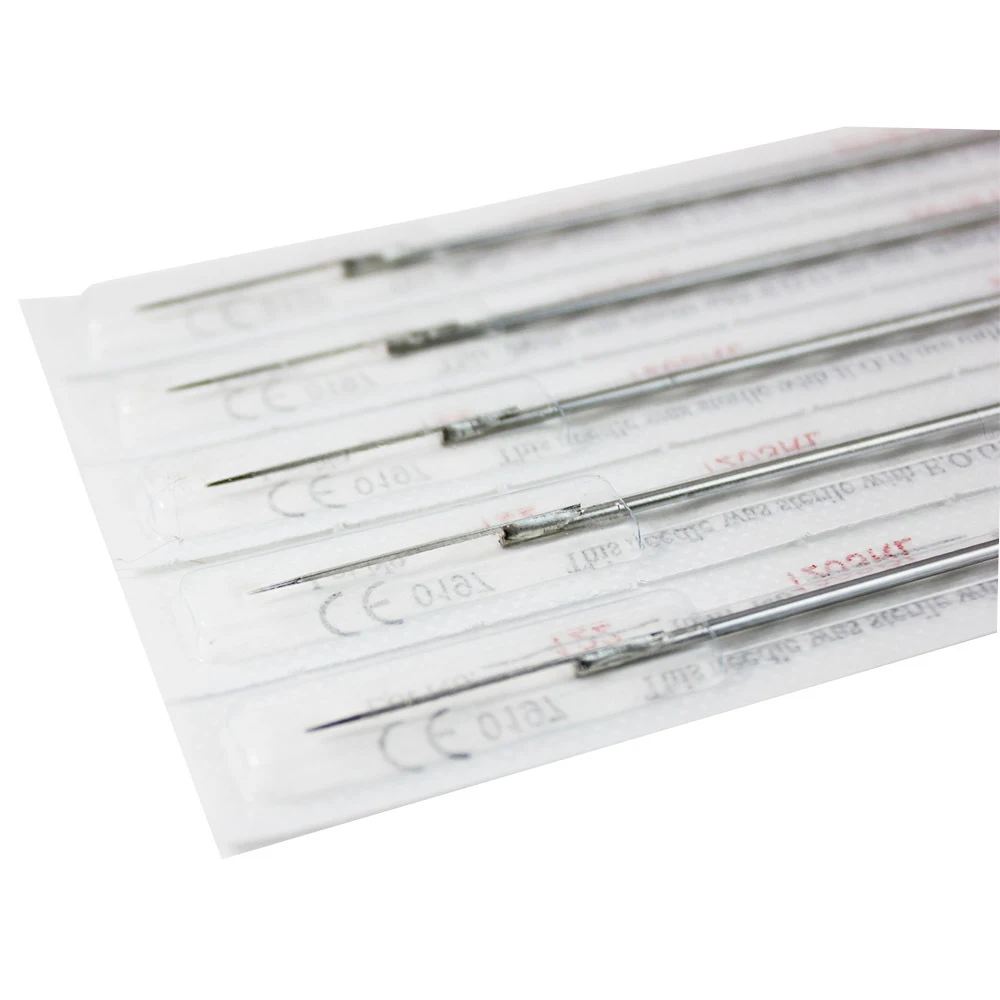 10 шт. иглы для татуировок круглые накладки и совки одноразовые тату отображаются