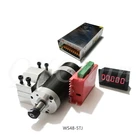 Высокоскоростной безщеточный электрический шпиндель 500 Вт, Нефритовая резьба по дереву печатная плата гравировальный станок шпиндель сверление гравировка